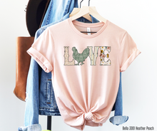 Load image into Gallery viewer, Love Chicken Clear Film Screen Print Transfers