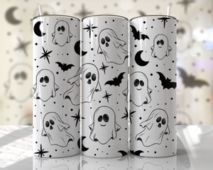 Cute Ghost 20 oz Tumbler Sublimation Transfer