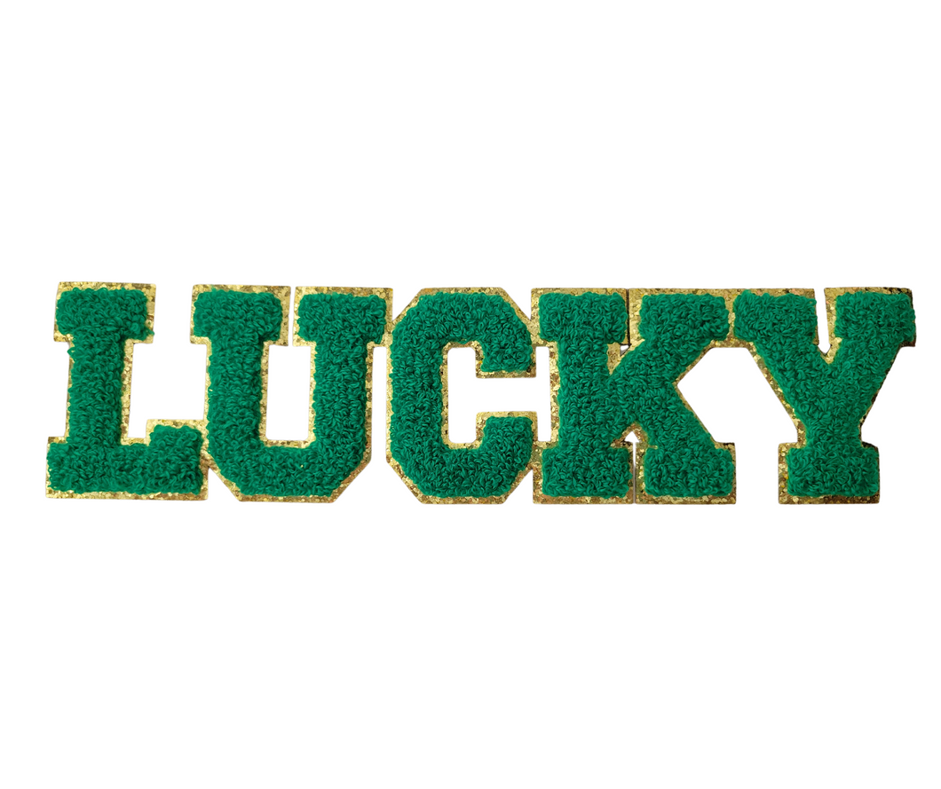 Lucky Chenille Patch