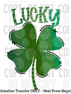 Lucky Clover Sublimation Transfer
