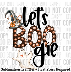 Let's Boogie Sublimation Transfer