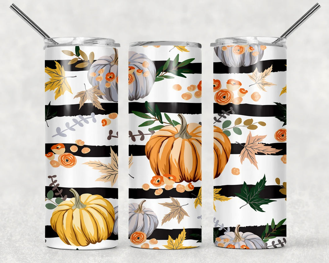 Pumpkin 20 oz Tumbler Sublimation Transfer
