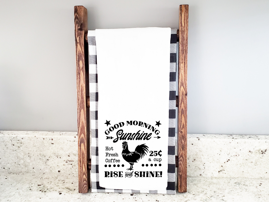 Rise and Shine Towel Transfer Screen print - Low heat formula